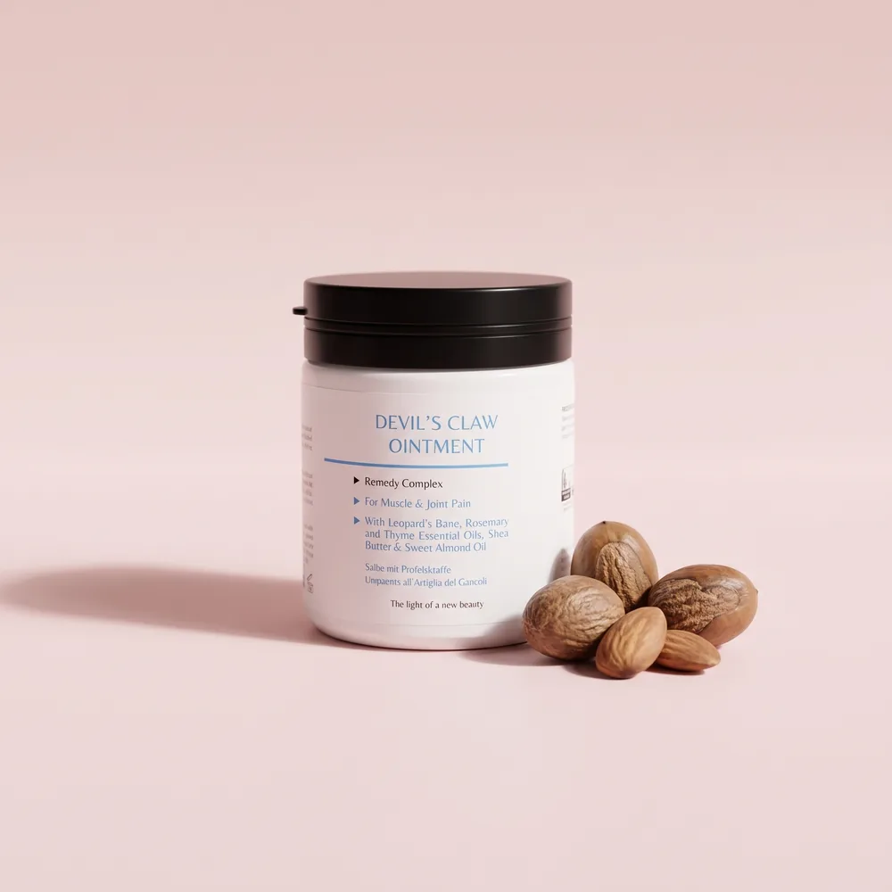 Aurodhea Salbe Mit Teufelskralle mit echter Arnika, ätherischem Thymian- & Rosmarinöl, Sheabutter & Mandelöl