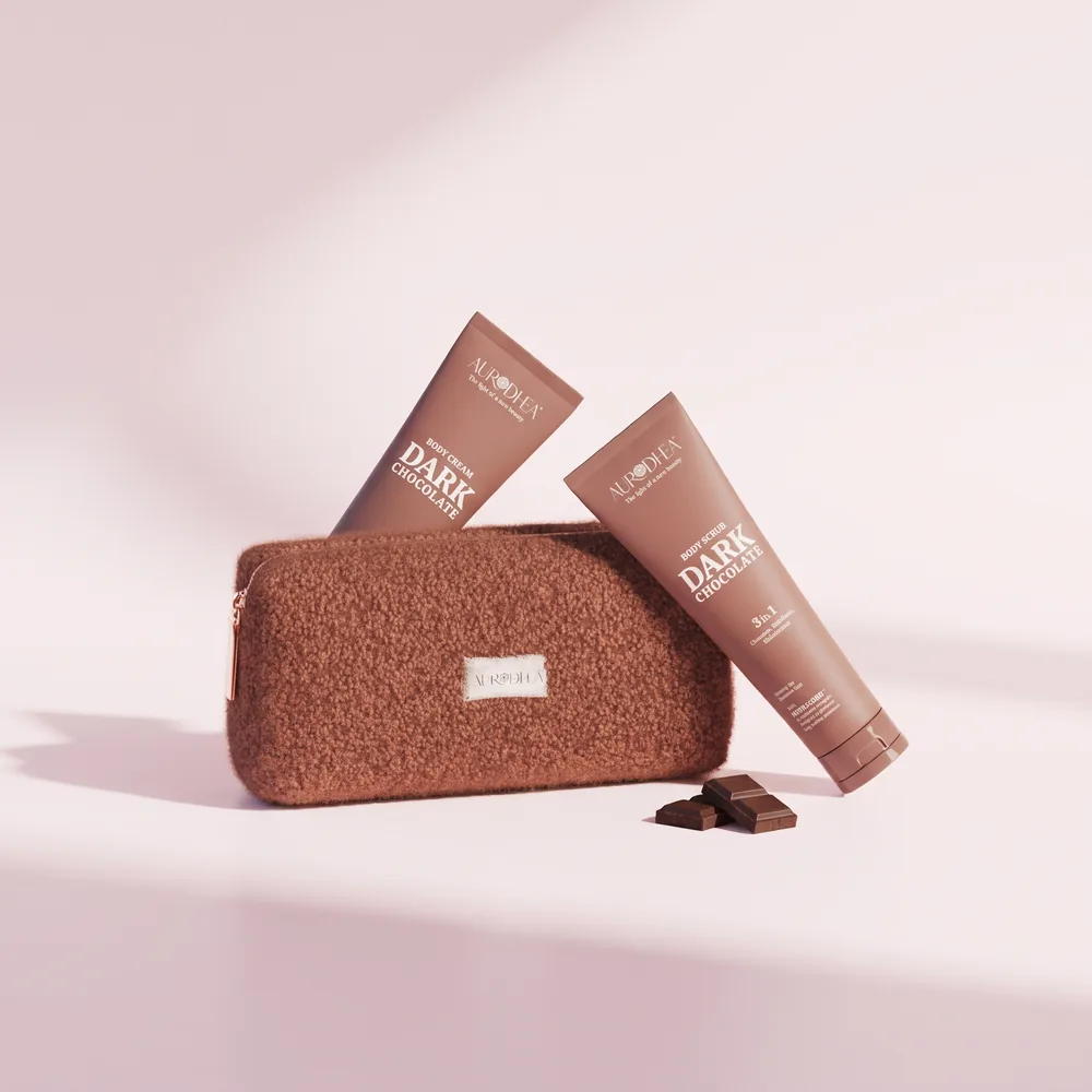 Aurodhea Körperpeeling + Körpercreme Set – Dark Chocolate