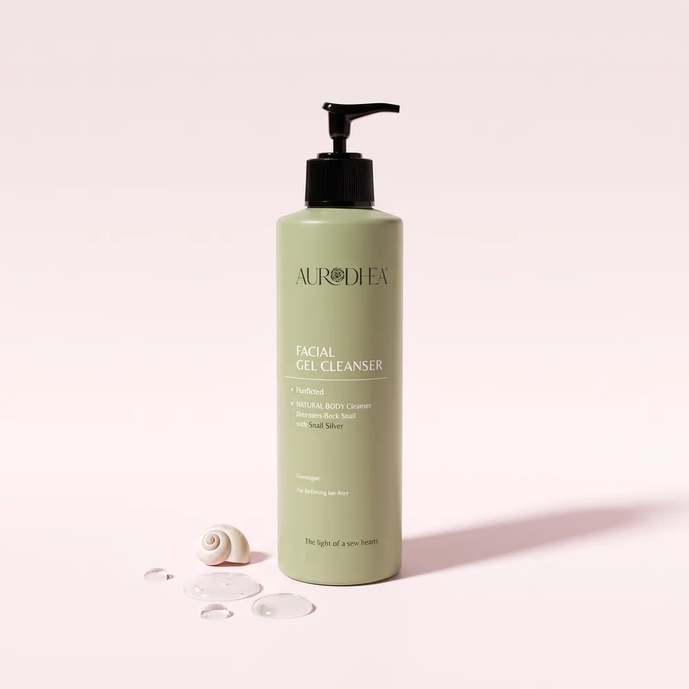 Aurodhea Waschgel mit Kamillen- & Haferextrakt, Aloe Vera & Schneckenschleim