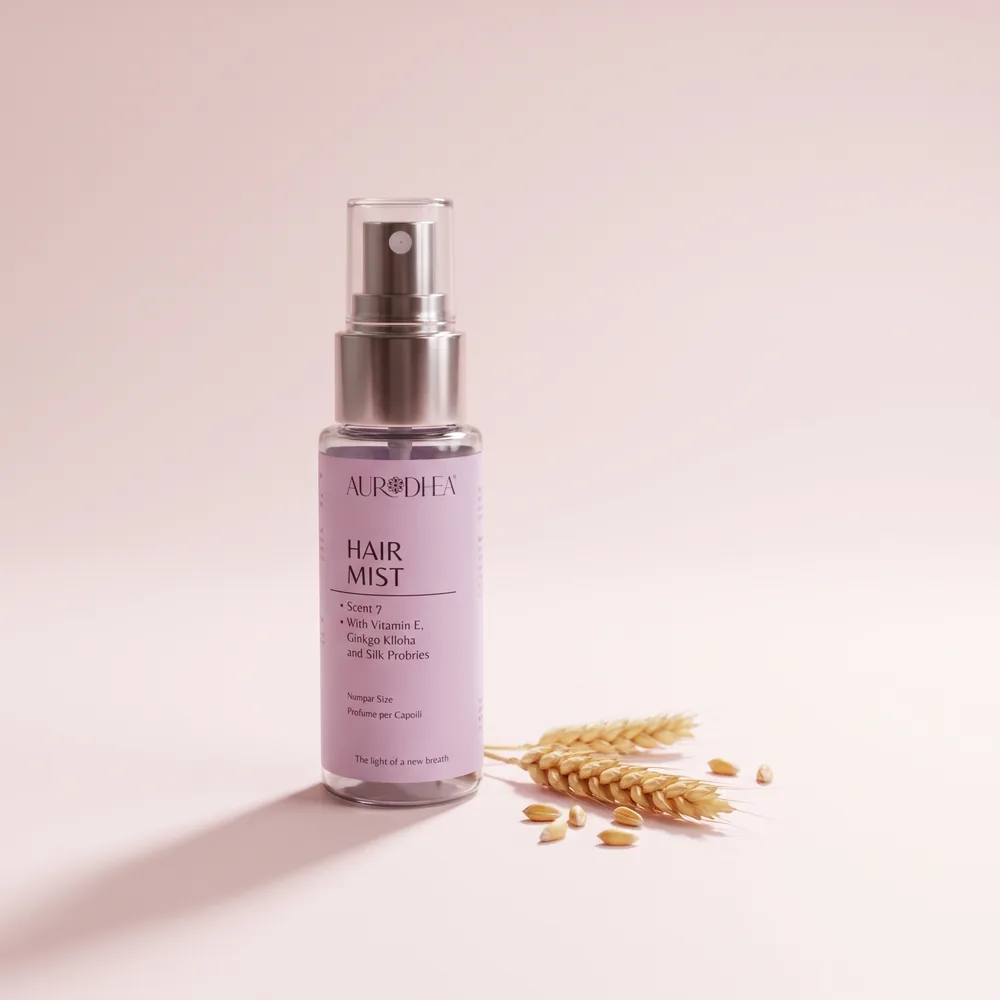 Aurodhea Haarparfüm mit Vitamin E, Ginkgo Biloba & Seidenprotein – Duft 7