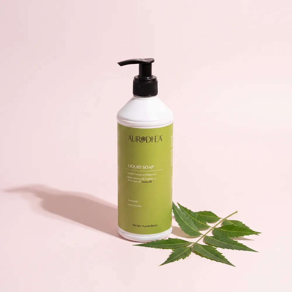 Aurodhea Cremeseife (nachfüllpack) mit Mandelöl, Vitamin E, Aloe Vera & Neemöl