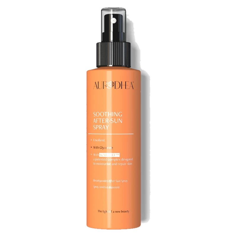 Aurodhea Beruhigendes After Sun Spray mit dem patentierten Komplex SUNRELIEF™