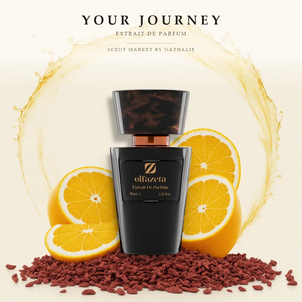 Your Journey – Flakon mit den Zutaten seiner Duftnoten